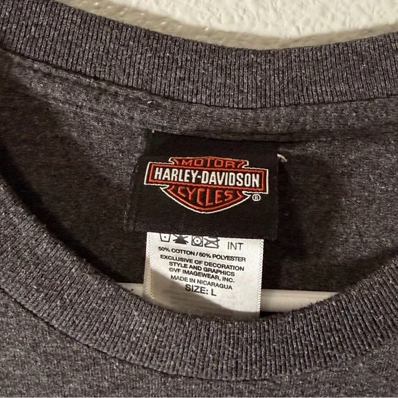 Harley-Davidson Gray Graphic T-Shirt - Picture 3 of 3